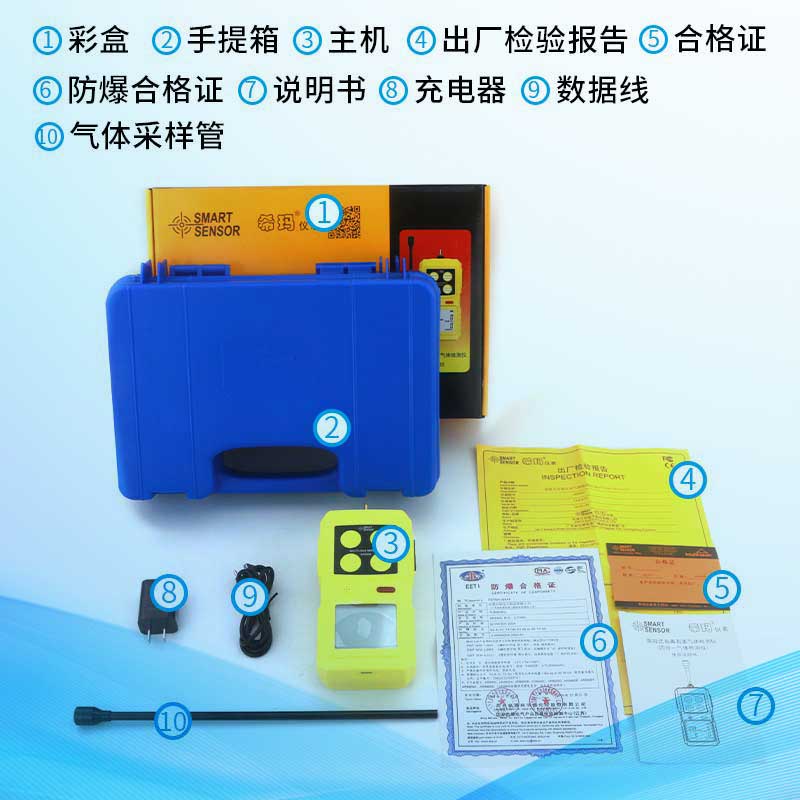AR8900泵吸式四合一气体检测仪