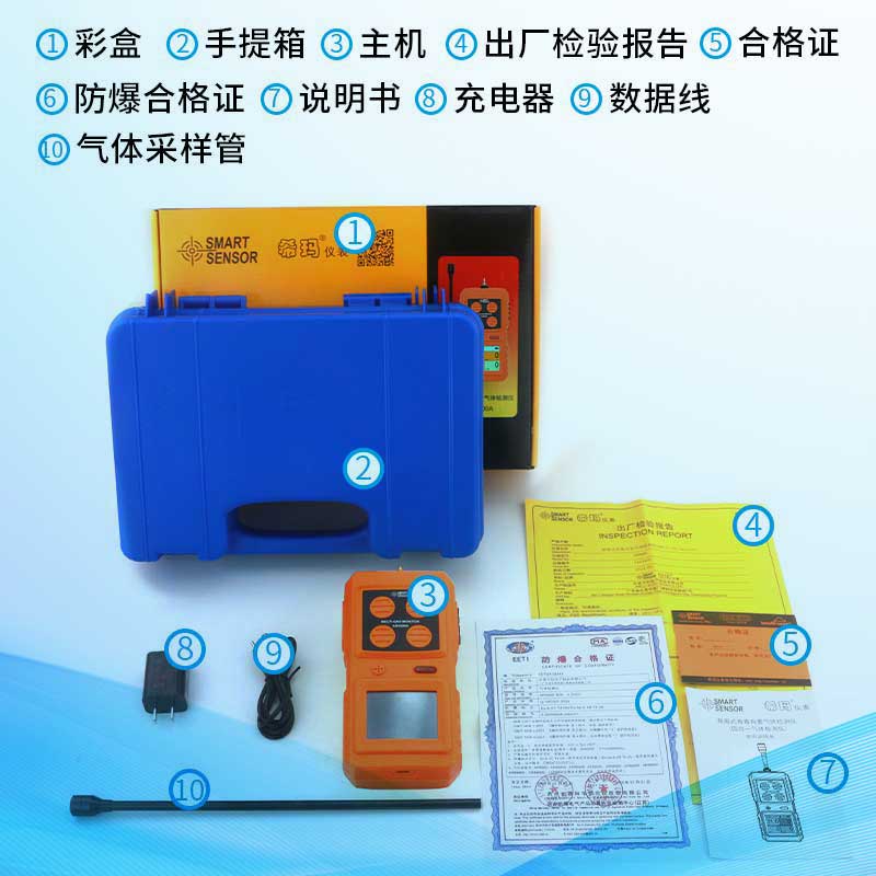 AR8900A泵吸式四合一气体检测仪